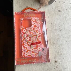 Poppy apple phone case